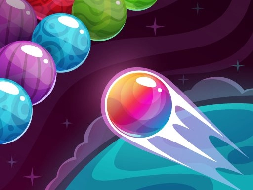 Bubble Shooter Colored Planets